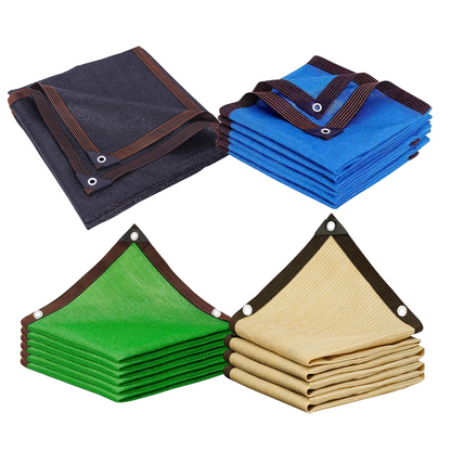 Belro outdoor mesh patio sun shade sail canopy, lightweight fabric with metal corner attachments for outdoor sun protection.