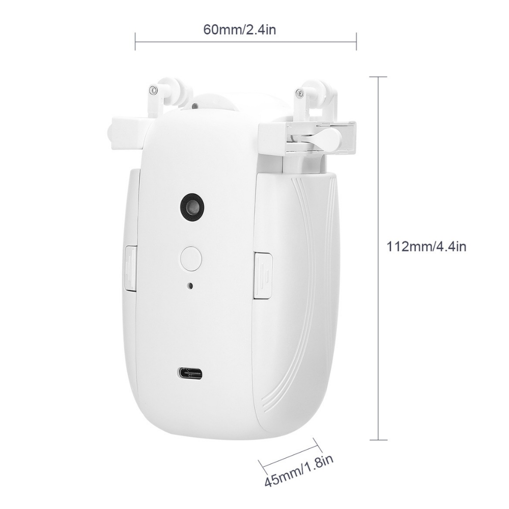 Belro automatic robot curtain opener with remote control, showcasing sleek electronic device for effortless curtain automation.