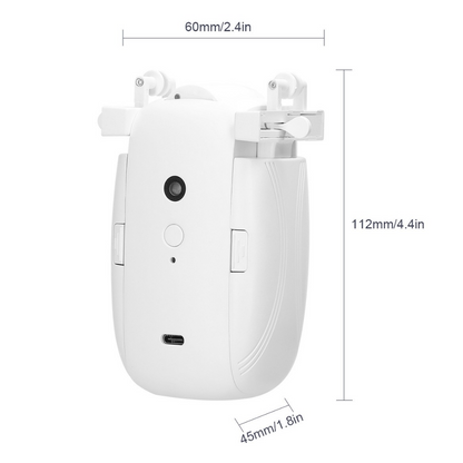 Belro automatic robot curtain opener with remote control, showcasing sleek electronic device for effortless curtain automation.