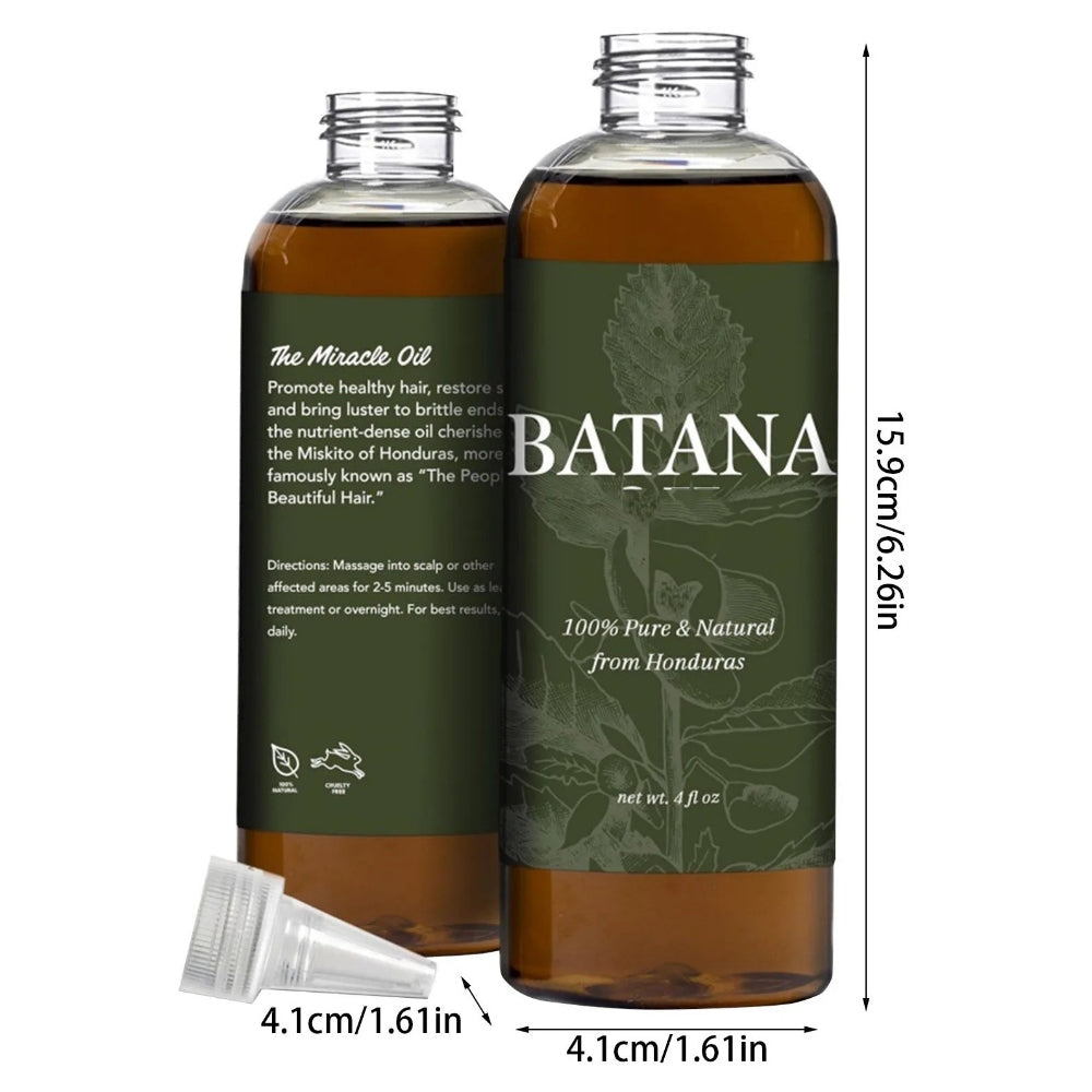 Belro Batana Hair Growth Oil scalp moisturizer bottle with dropper, natural hair care product for scalp nourishment and hydration.