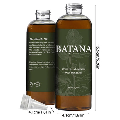 Belro Batana Hair Growth Oil scalp moisturizer bottle with dropper, natural hair care product for scalp nourishment and hydration.