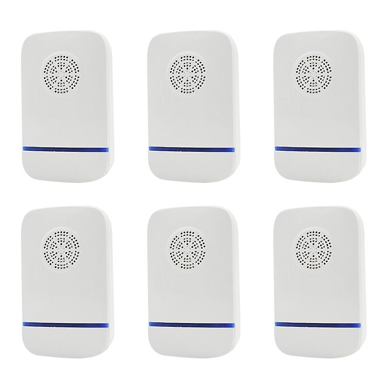 Belro wide-range ultrasonic mouse pest deterrent in a pack of six, designed for outdoor garden pest control.