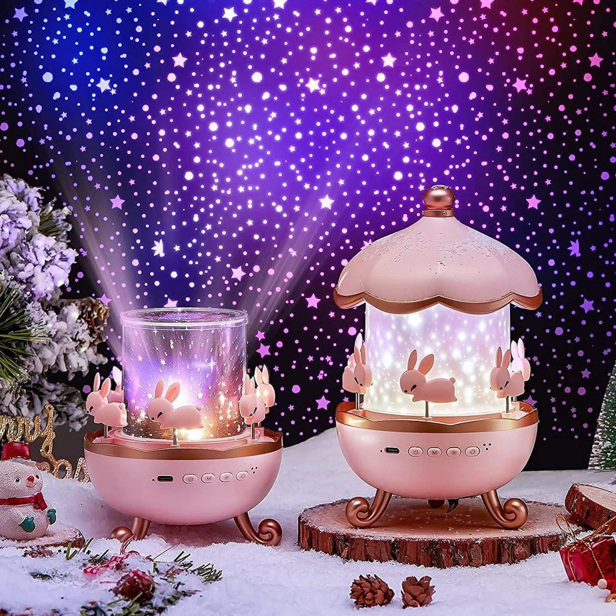 Belro night light projector for kids, featuring colorful illumination and a compact design for children's bedroom lighting.