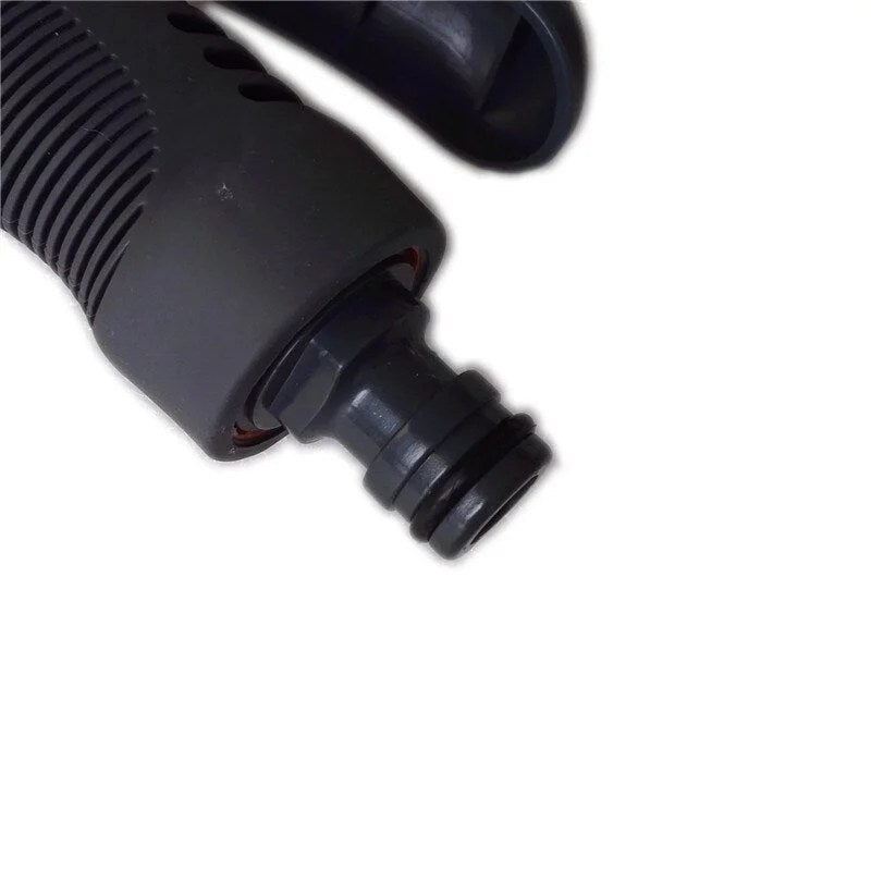 Casavibeo 8-pattern garden hose nozzle with high-pressure, multifunctional spray settings for watering and cleaning tasks.