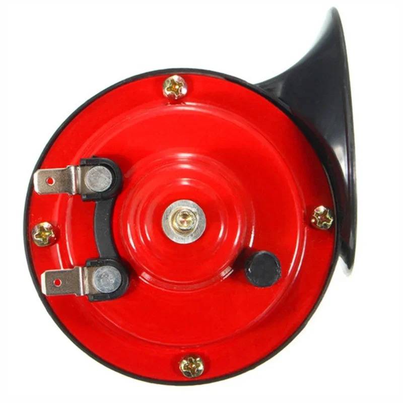 Belro super loud train horn installed on vehicle, showcasing its large, powerful electronic audio horn for loud sound output.
