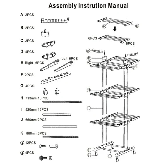 Belro foldable heavy-duty clothes drying rack with rolling wheels, ideal for laundry rooms and drying laundry efficiently.