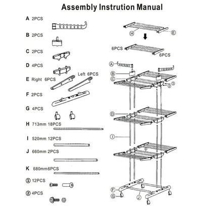 Belro foldable heavy-duty clothes drying rack with rolling wheels, ideal for laundry rooms and drying laundry efficiently.