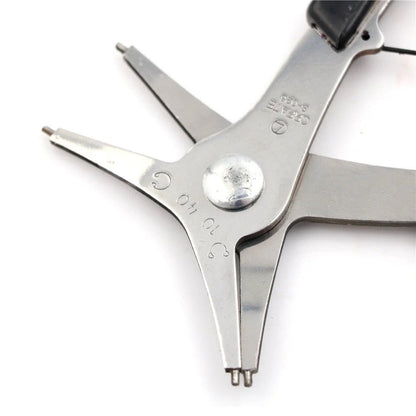 Casavibeo 2-in-1 DIY snap ring pliers for installing and removing circlips, with ergonomic handles and durable construction.