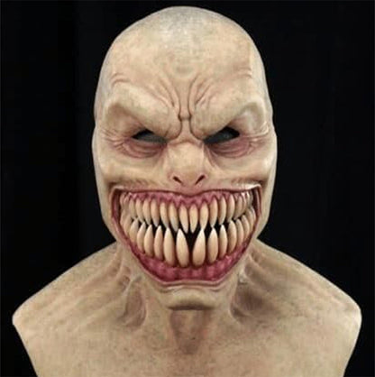Realistic full face latex Halloween mask by BowLift, featuring detailed facial features for cosplay and costume wear.