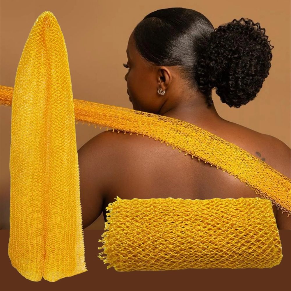 Belro African net sponge exfoliating bath scrubber for smooth, refreshed skin in health and beauty skincare routine.