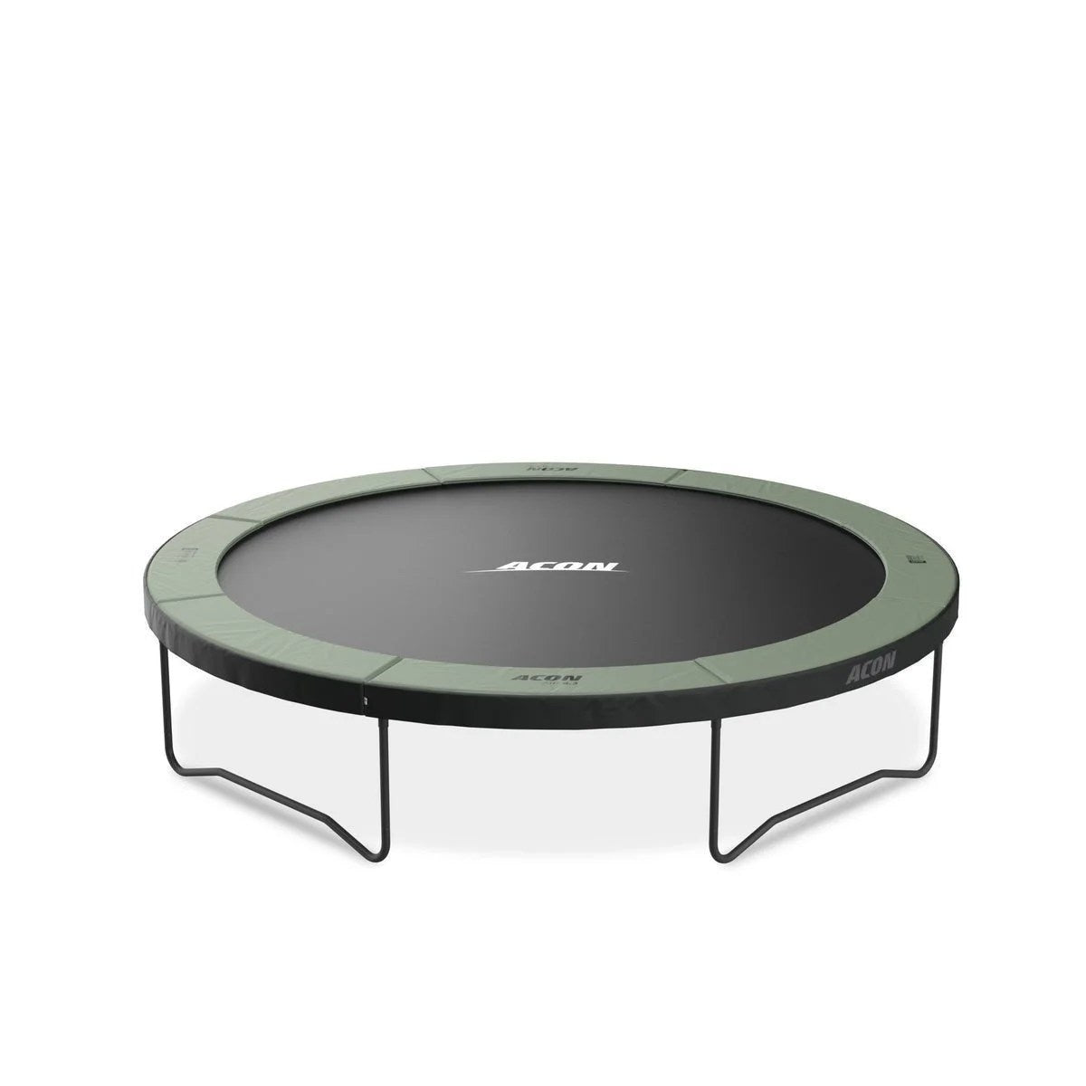 Casavibeo ACON Air 14ft round trampoline with safety net and sturdy frame, ideal for outdoor fun and exercise.