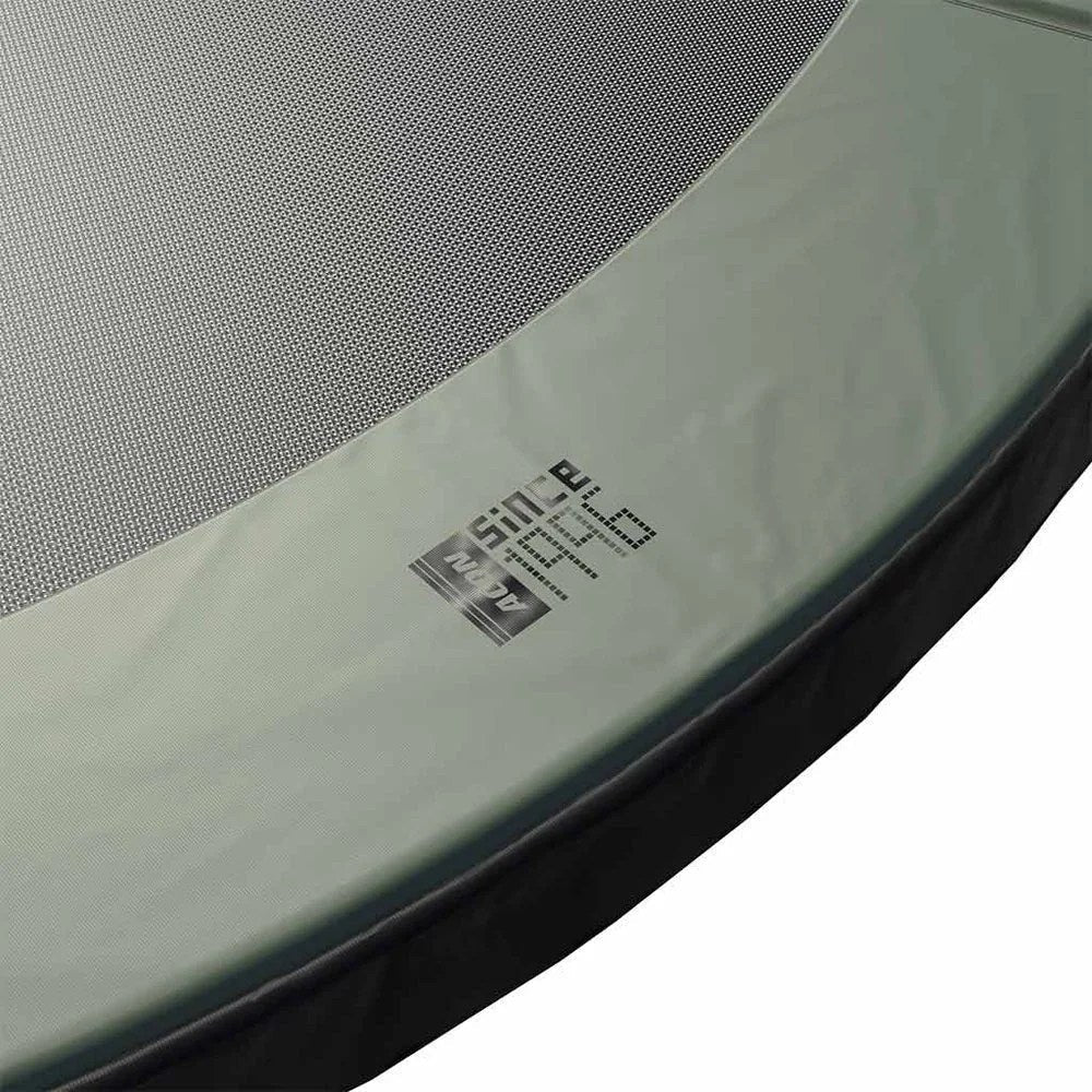 Casavibeo ACON Air 14ft round trampoline with safety net and frame, suitable for outdoor use and family fun.