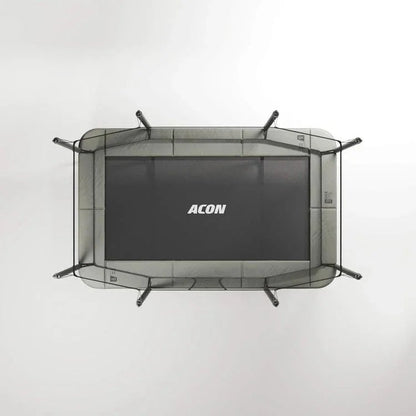 Casavibeo Acon 13 HD rectangular trampoline with safety net and ladder, ideal for outdoor bouncing fun.