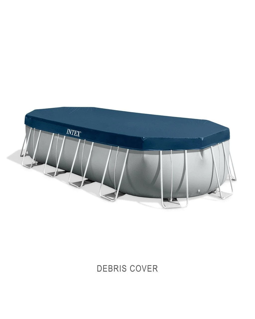 Casavibeo Prism Frame 20x10x48-inch oval above-ground pool with cover, showing the pool and protective cover in the image.
