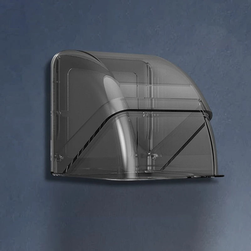 Belro weatherproof outdoor electrical outlet cover protecting electrical sockets from rain and outdoor elements.