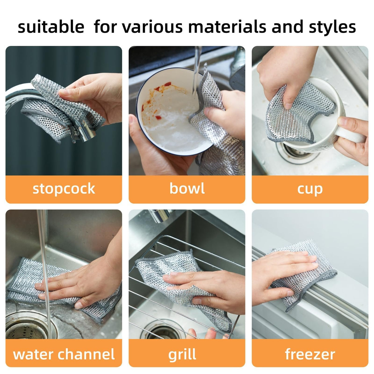 20 Belro cleaning cloths laid out flat, showing soft fabric and absorbent texture, ideal for cleaning and dusting.