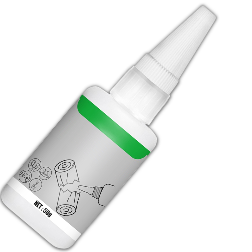 Belro versatile welding high-strength oily glue applied to metal surfaces, showcasing its adhesive strength and smooth consistency.