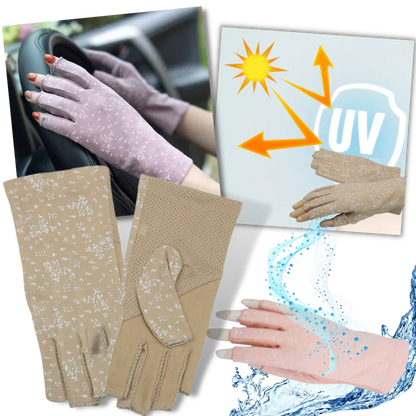 Belro UV-protective cotton gloves, stylish accessories with a comfortable fit, suitable for sun protection and everyday wear.