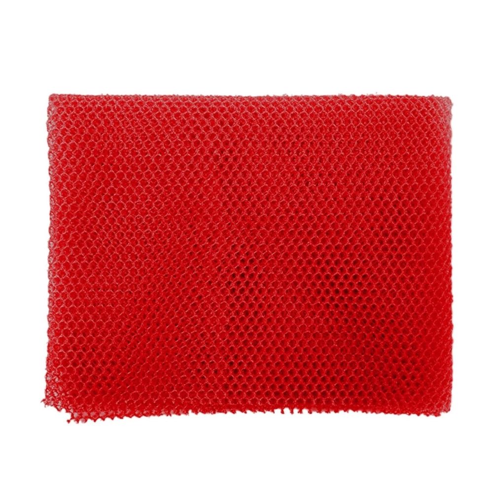 Belro African net sponge exfoliating bath scrubber for smooth skin, showing the textured net material in a close-up image.