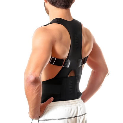 Belro posture corrector suspenders for men and women, adjustable accessories supporting back alignment and posture improvement.