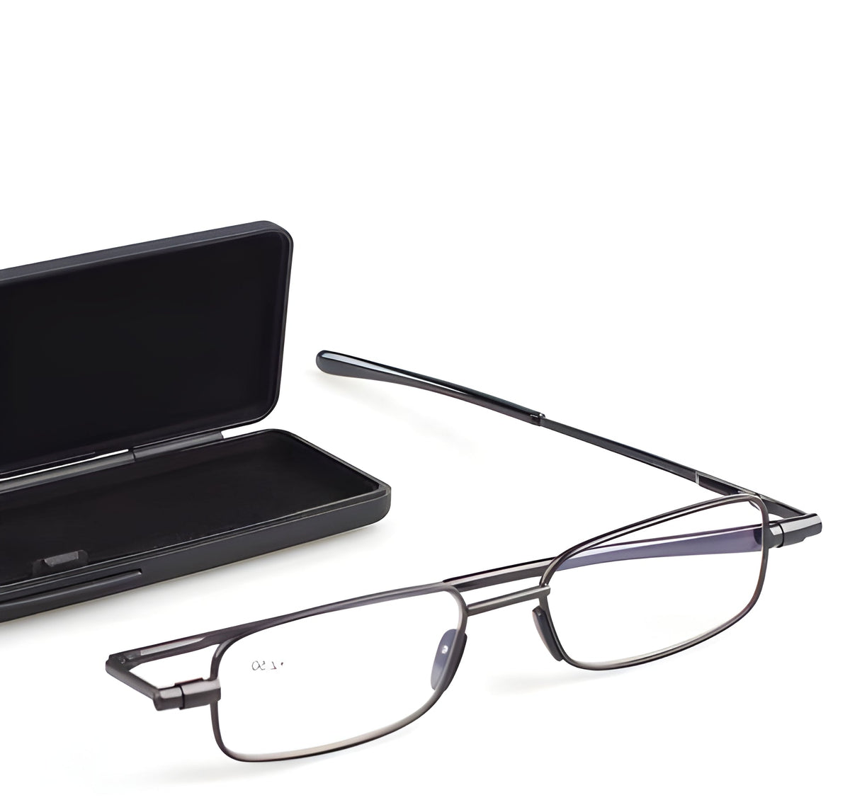 Belro compact folding reading glasses for men and women, stylish health and beauty accessory with foldable design.