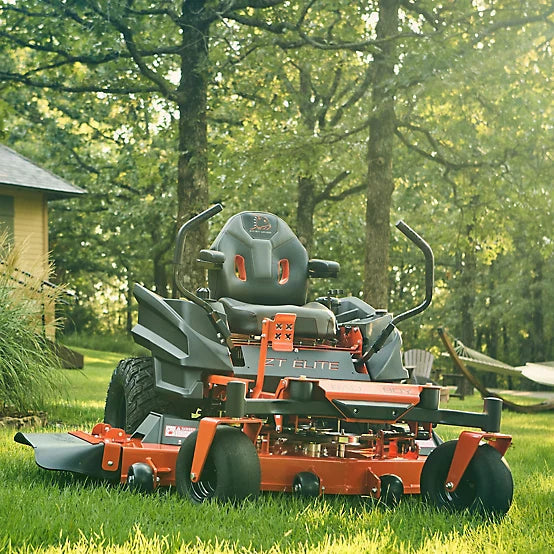 Casavibeo Bad Boy ZT Elite 60-inch zero-turn lawn mower with 26 HP Kohler Pro 7000 engine, showcasing the mowing deck and controls.
