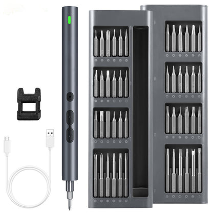 Belro 120-in-1 electric screwdriver set with multiple screwdriver bits and ergonomic handle for versatile DIY and repair tasks.
