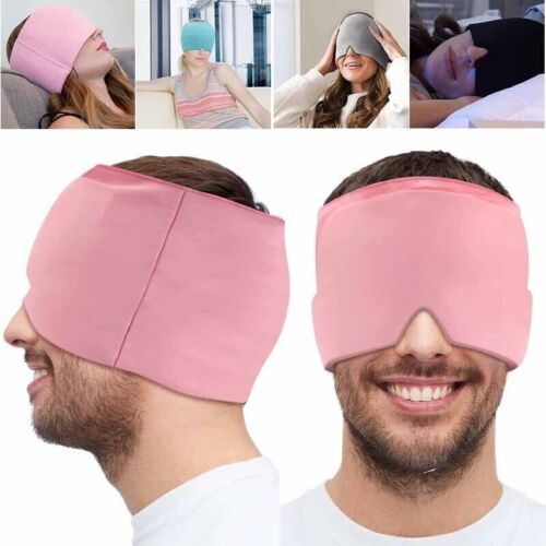 Belro Headache Hat for pain relief, featuring a cooling gel-filled cap designed to fit comfortably around the head.