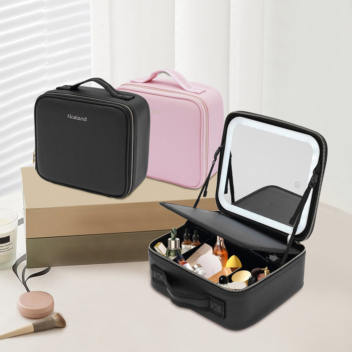 Belro makeup bag from Bags & Luggage collection, compact and stylish for storing cosmetics and accessories.