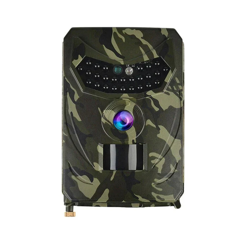 Belro ProVision Night Vision Trail Camera mounted outdoors, capturing wildlife with infrared night vision technology.