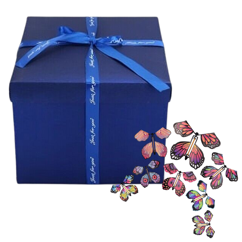 Belro men's DIY Valentine's Day magic butterfly photo surprise gift, featuring clothing with a hidden photo reveal design.