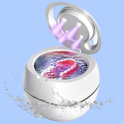 Belro ultrasonic portable denture cleaner machine for home use, featuring compact design and digital controls for effective cleaning.