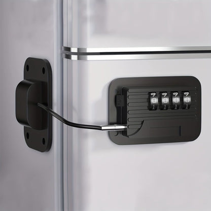 Belro Secure Fridge Door Safety Lock with code, electronic smart lock for fridge security and child safety.