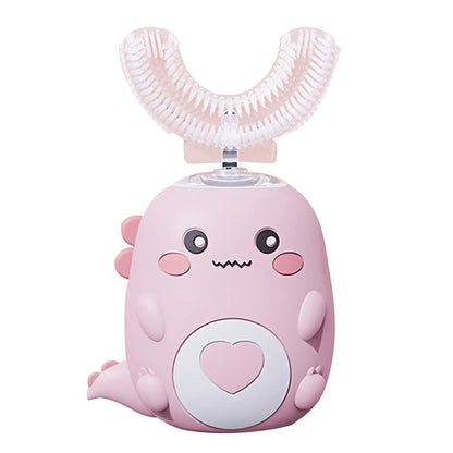 Belro 360° U-shape Sonic Electric Toothbrush for Kids with colorful design and compact size, suitable for gentle oral cleaning.
