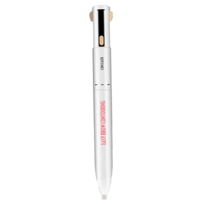 Belro 4-in-1 eyebrow pen for shaping, filling, concealing, and highlighting eyebrows, with a sleek design and precise applicator.