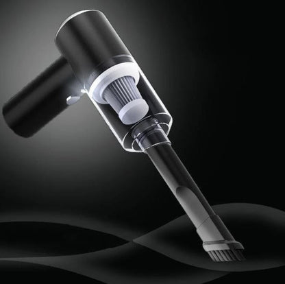 Belro wireless handheld car vacuum cleaner with compact design and adjustable nozzle, ideal for cleaning car interiors.