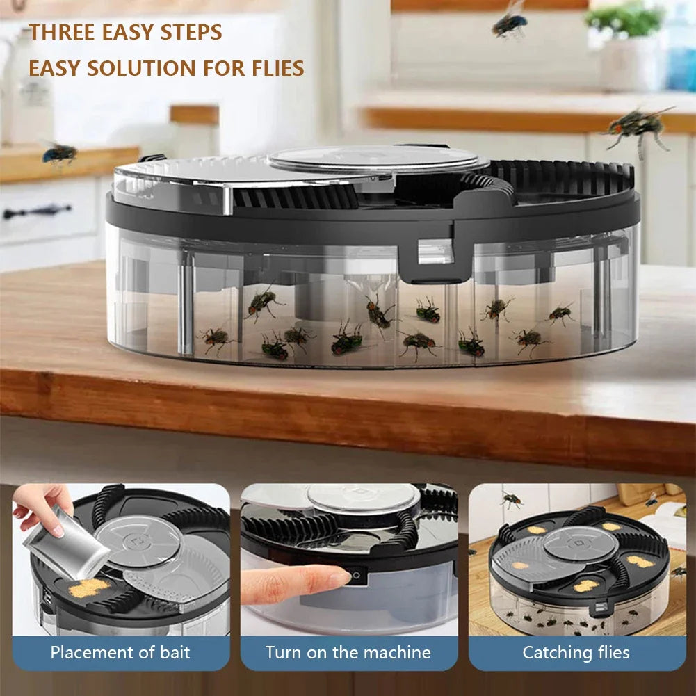 Belro Automatic Fly Catcher electronic device with UV light and sticky surface for pest control.