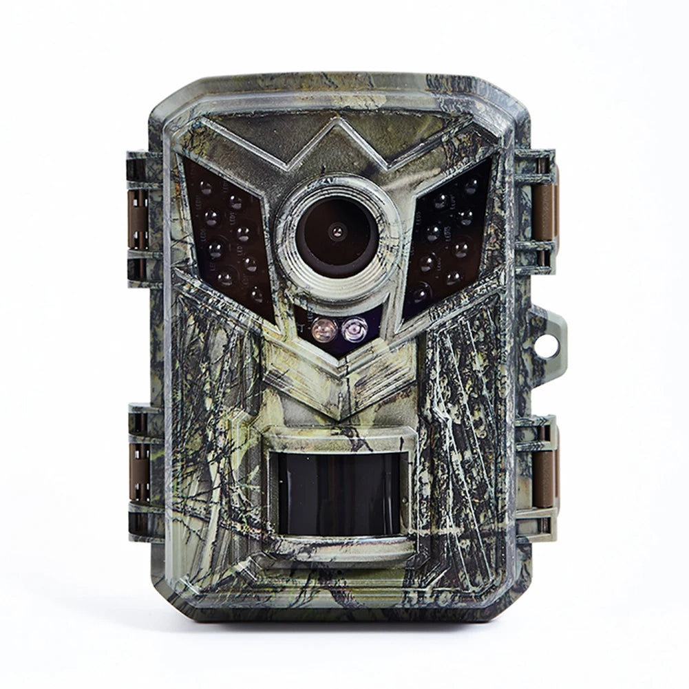 Belro StealthView night vision trail camera mounted outdoors, showcasing its compact design and infrared sensor for wildlife monitoring