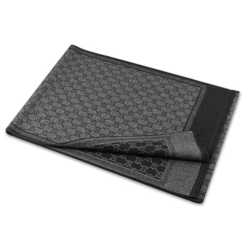 Belro luxury cashmere feel winter scarf in soft, cozy fabric with a stylish drape, perfect for cold weather accessory.