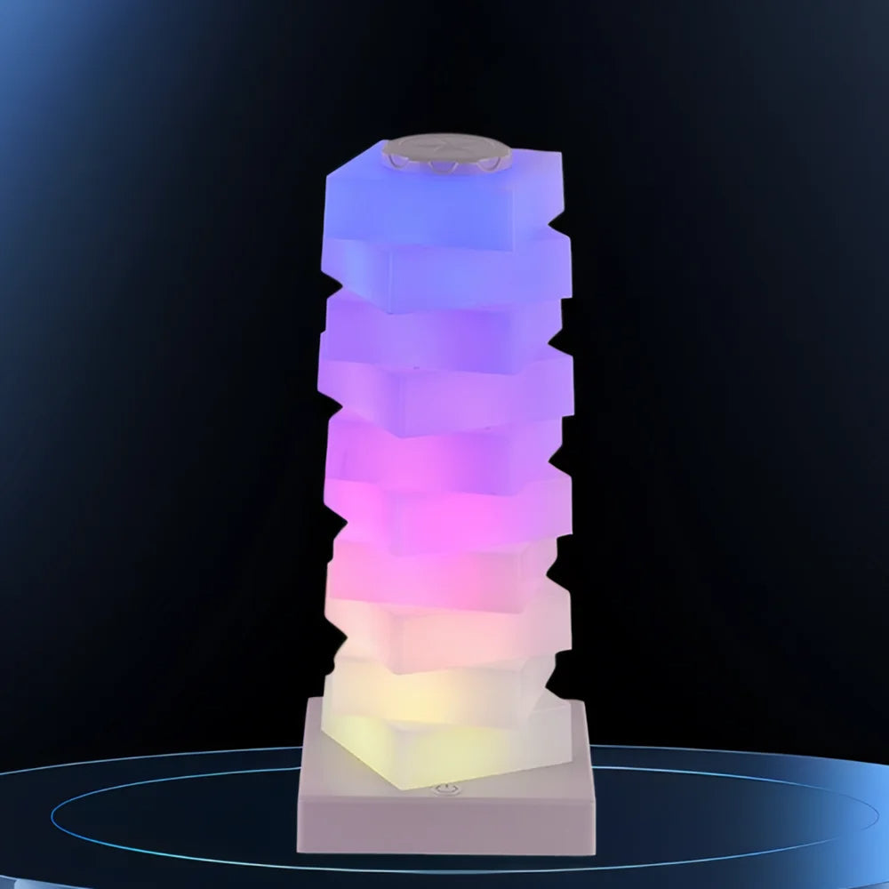Belro RGB LED bedside lamp with touch control, modern night light for relaxing ambient lighting in bedrooms.