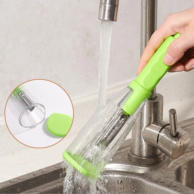 Belro multifunction apple and vegetable peeler with storage tube, featuring a sleek kitchen appliance design for easy peeling.