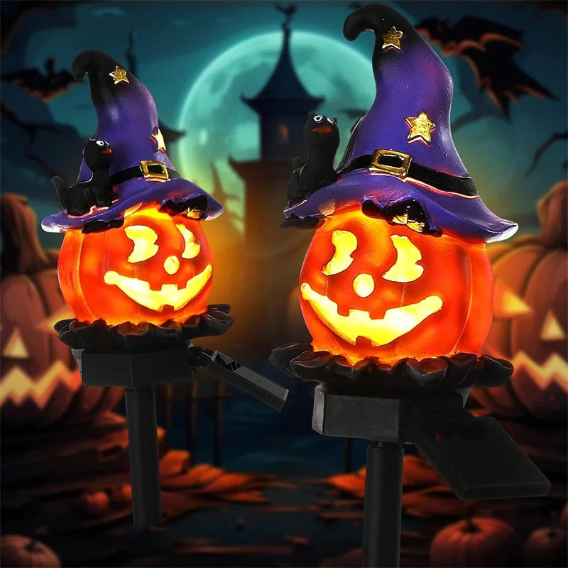 Belro Halloween solar outdoor umbrella light decoration with spooky design, perfect for festive outdoor umbrella accessories.