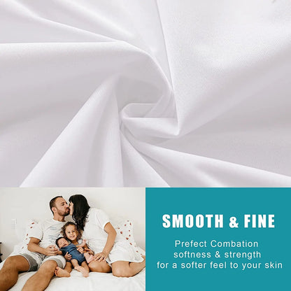 Belro waterproof pillowcase for men, showing smooth fabric with waterproof features, designed for durable, protective bedding.