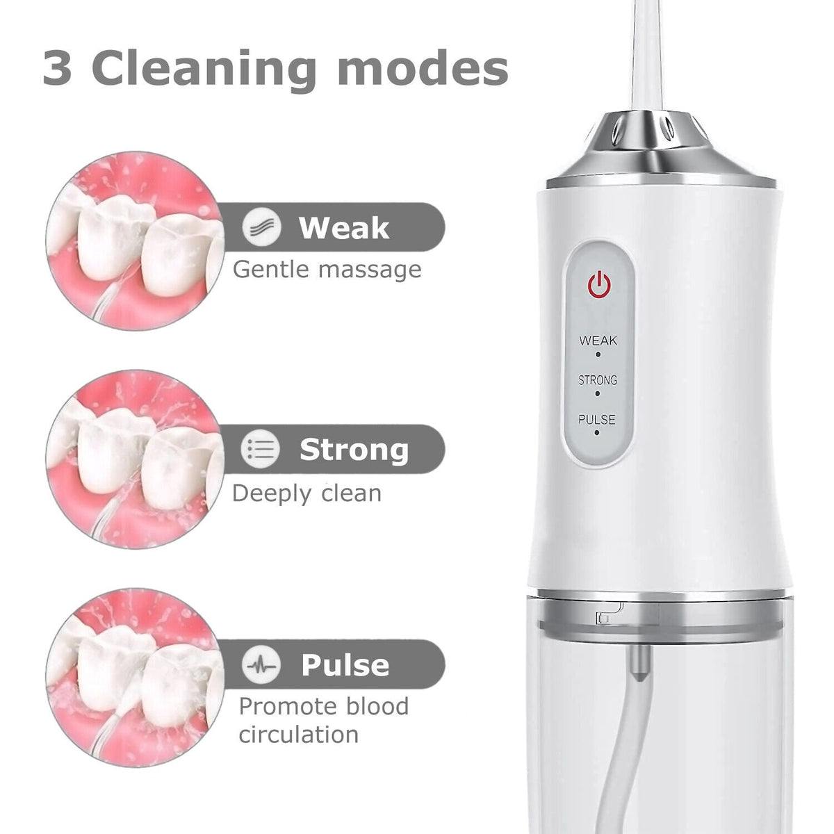 Belro portable dental water flosser for oral care with a compact design, ideal for effective teeth cleaning and gum health.