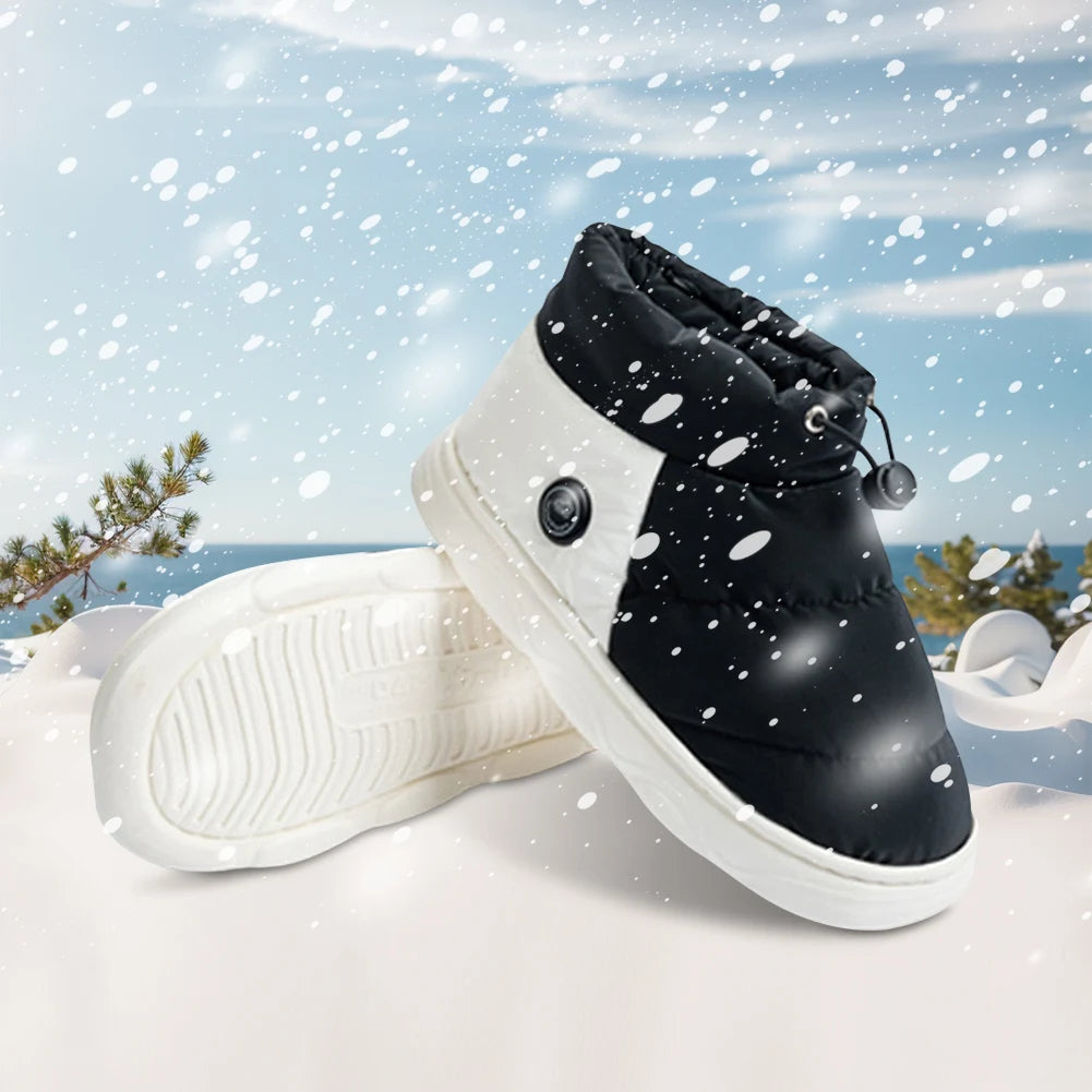 Belro heated boots with adjustable foot warmers, stylish footwear designed to keep feet warm in cold weather.