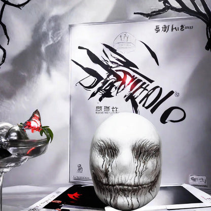 Belro Halloween skull mask with realistic creepy ghost face, perfect for spooky costumes and Halloween dress-up.