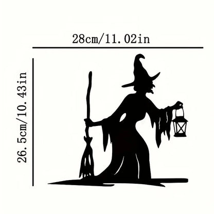 Belro Halloween Witch Garden Stake outdoor decor with spooky witch figure for yard or garden Halloween decoration.