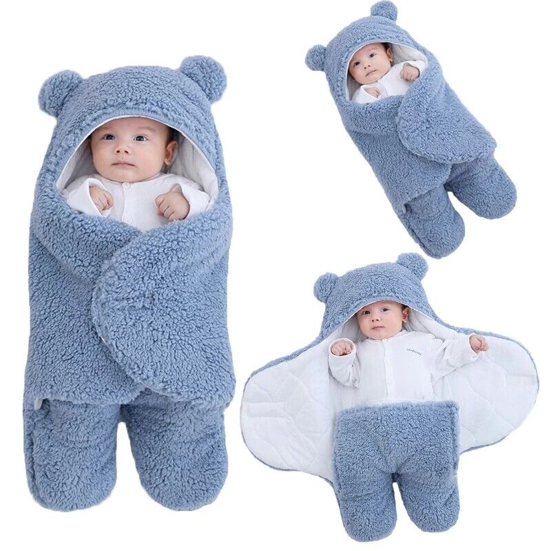 Belro baby swaddle blanket in soft fabric, featuring cozy, breathable design ideal for newborns and infants.