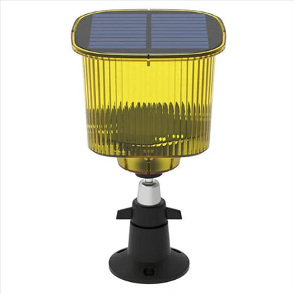 Belro solar bird repeller with sound and light for outdoor pest control, designed to scare away birds in the garden.