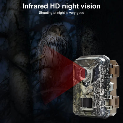 Belro StealthView night vision trail camera with infrared sensors and durable outdoor design for wildlife monitoring.
